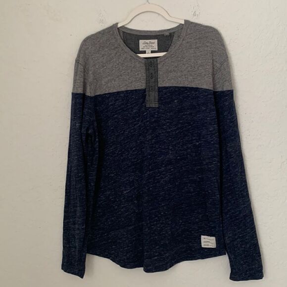 Lucky Brand Softest Knitwear Long Sleeve Men’s T-Short Size L - Picture 1 of 11